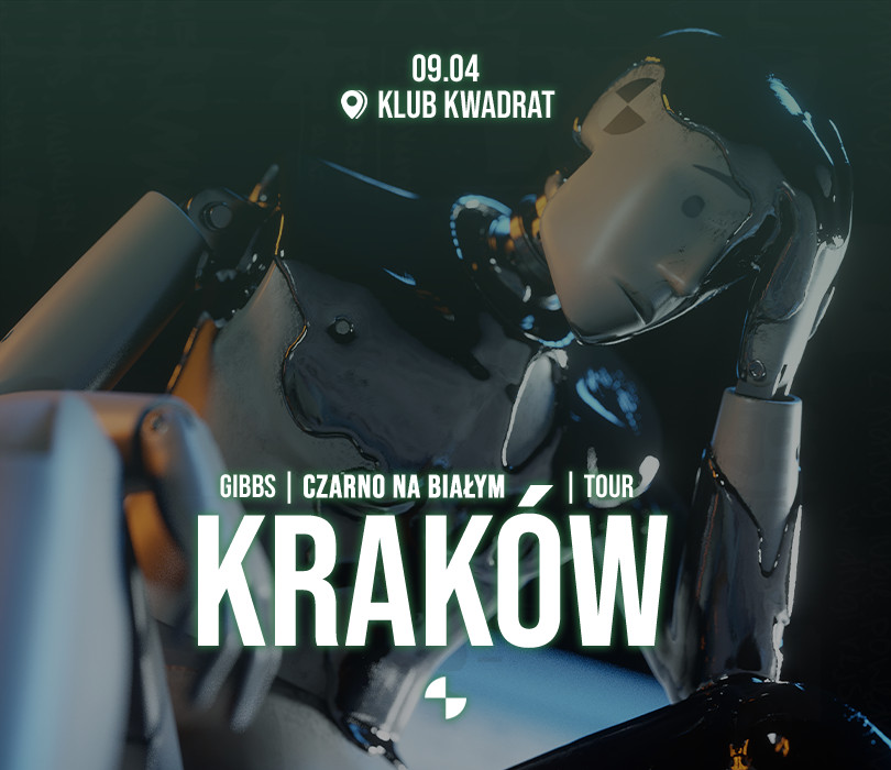Going. | GIBBS | CZARNO NA BIAŁYM TOUR | KRAKÓW - Klub Kwadrat