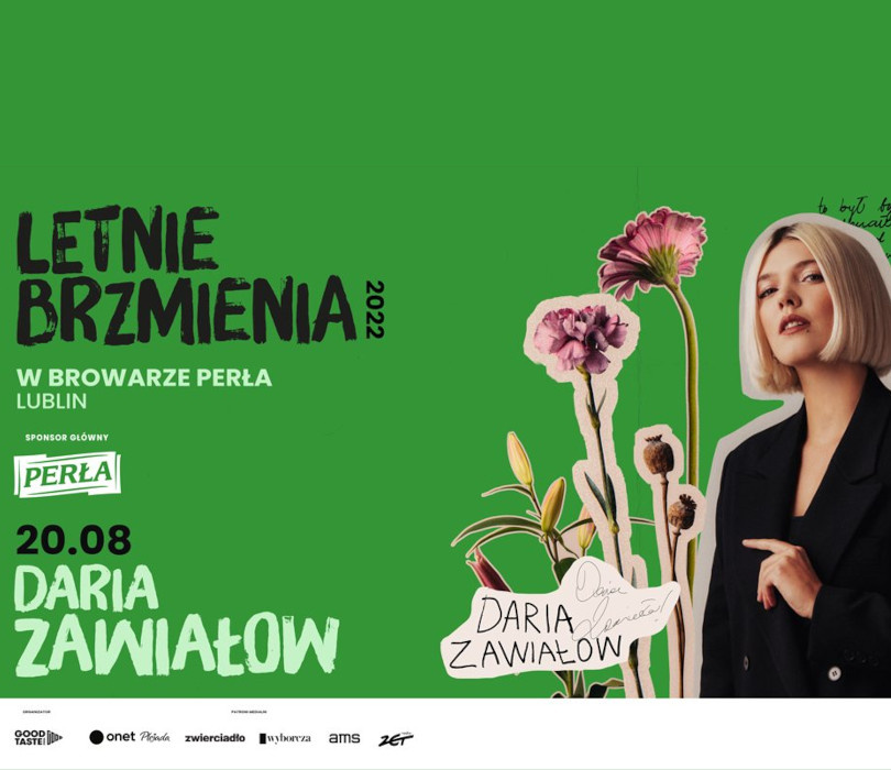 Letnie Brzmienia w Browarze PerÅa, Lublin: Daria ZawiaÅow, Bilety na Wydarzenie, Lublin | goingapp.pl