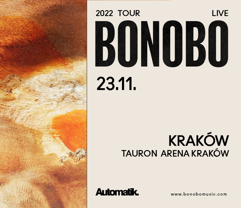 Bonobo Kraków Fragments Live Tour 2022, Bilety na Wydarzenie